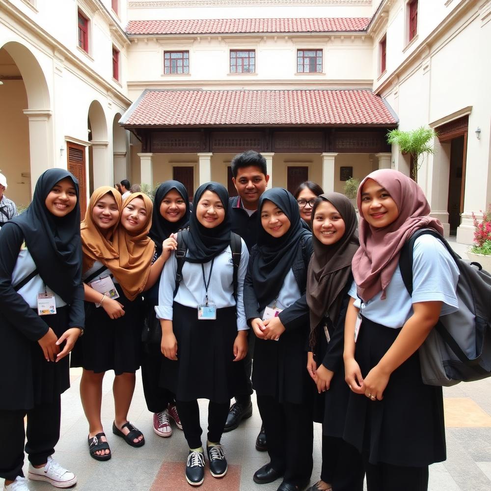 Study tour pelajar bersama tim pendamping Ratuna